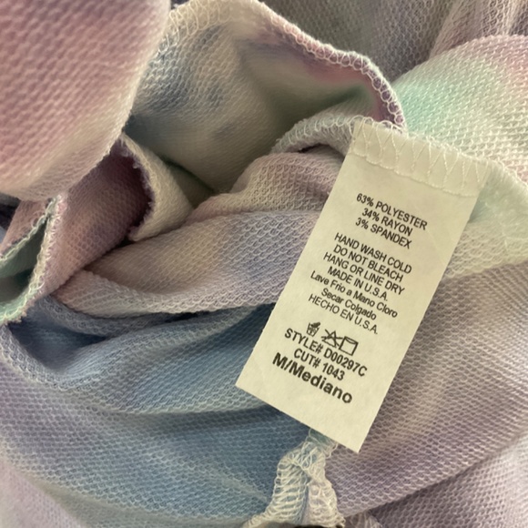 💜Tie Dye Sweatshirt Dress🩵 - Picture 4 of 5